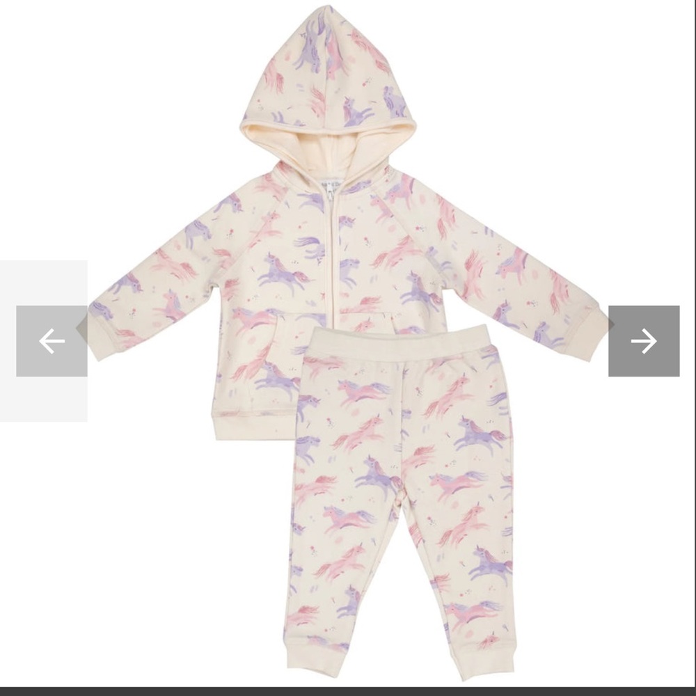 Angel Dear - Dreamy Unicorns Hoodie and Jogger Set